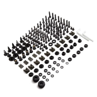 Fit For 2007 2008-2012 Honda CBR600RR Black  Fairing Bolts Bodywork Screws Kit  Foto 1 de 4