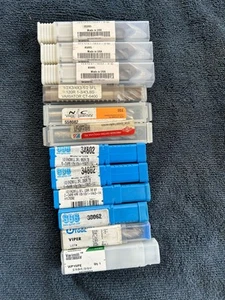 1/2” Carbide End Mill Lot ( 12 Pcs ) - Picture 1 of 10
