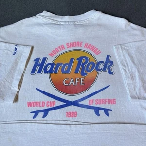 Vtg Hard Rock Cafe North Shore Hawaii World Cup Of Surfing Single Stitch Mens XL - Picture 1 of 10
