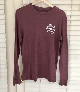 Volcom Stone Long Sleeve T-Shirt Size Small Maroon / Purple Men’s / Women’s Uni - Picture 1 of 5