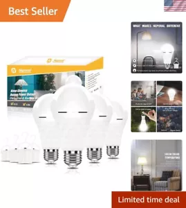 Rechargeable Emergency Light Bulbs 60W Equivalent LED for Power Outages - Pac... - Picture 1 of 8