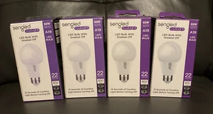 (4 Pack) Sengled TLA19ND827 Twilight LED Bulb, Soft White, 8.5 W, 800 Lumens - Picture 1 of 6