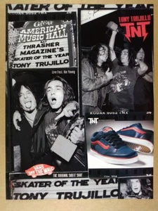 Vans TNT 2003 Tony Trujillo Zapato Signature Anuncio impreso vintage - Imagen 1 de 1