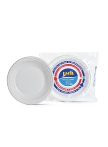 240  Piatti In Plastica Monouso Fondi IMB - Foto 1 di 2