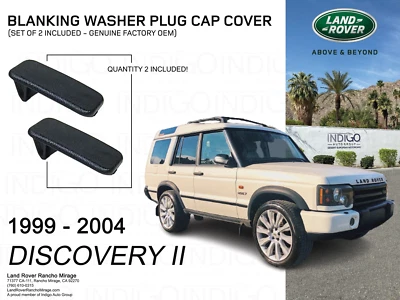 Tampa plugue lavadora parachoque dianteiro Land Rover Discovery 2 DPW100070 X 2 - Imagem 1 de 3