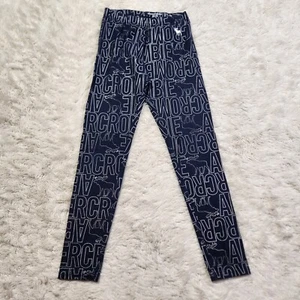 Abercrombie & Fitch Kids Leggings Girls Size 11/12 Blue All Over Graphic G0 - Picture 1 of 10