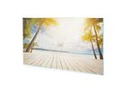 Acrylglasbild Wandbild Plexiglas Tropischer Strand bei Sonnenuntergang 100x60 cm