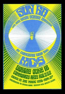 -A3 Size- SUN RA AND MC5 CONCERT wall Poster Print Art - #02 - Picture 1 of 1