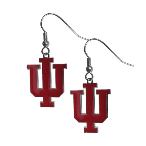 Siskiyou Sports NCAA Chrome Dangle Earrings Indiana Hoosiers Cover