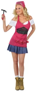 Hammer Time Adult Women Costume Sexy Dress Career Cute Funworld 121074 Halloween - Picture 1 of 1