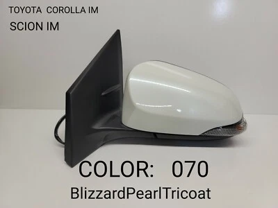 Se adapta a 16 iM 17-18 Corolla iM lado del conductor izquierdo espejo plegable eléctrico señal térmica Foto 1 de 4
