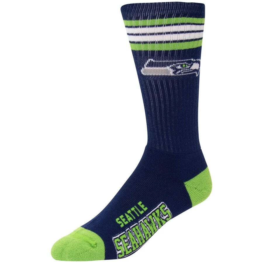 NUEVO Calcetines Seattle Seahawks Reverse Stripe Deuce Crew NFL 2 Tallas Disponibles Foto 1 de 1