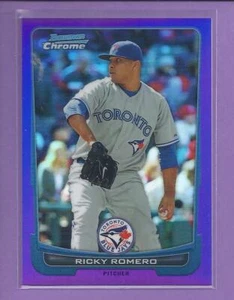 *2012 topps chrome Purple Refactor  RICKY ROMERO no.165  #046/199 - Picture 1 of 1