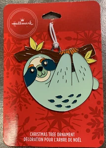 2020 Punze emaillierter Metall Christbaumschmuck - Faultier NEU - Bild 1 von 2