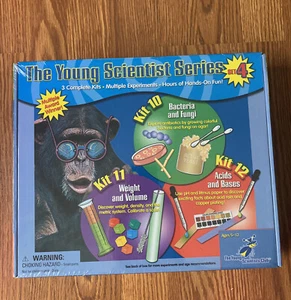 THE YOUNG SCIENTIST SERIES Set 4 multiple experiments 4 complete kits BRAND NEW  - Picture 1 of 4