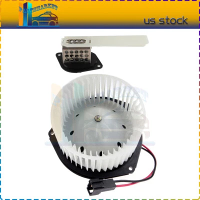 A/C Heater HVAC Blower Motor and Resistor For 1998 99-02 2003 Dodge Ram 1500 Van - Image 1 of 4