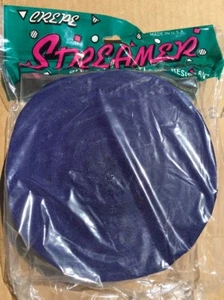 Jumbo Krepp Papier Streamer, blau 500 Fuß, bluten, verblassen, schwer entflammbar - Bild 1 von 3