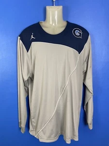 Nike Jordan Georgetown Hoyas long-sleeve shirt medium blue/grey - Picture 1 of 12
