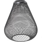  Metal Pendant Light Shade Lamp Cage Lampshade Black Drop Shape at Home