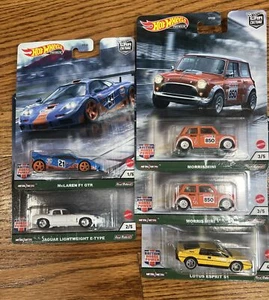 Hot Wheels Car Culture British Horse Power Real Riders Konvolut 5 Stück - Bild 1 von 3