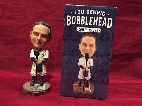 New York Yankees Lou Gehrig 2014 "Luckiest Man" SGA bobblehead NIB 7/2/14 Cover
