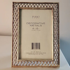 Furio Home Frame Photo Size 4" x 6" Decorative Metals - Picture 1 of 17