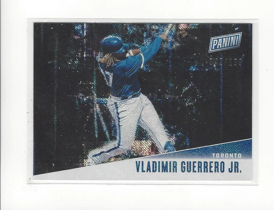 2019 Father's Day Panini Collection Vladimir Guerrero Jr. Rookie Blue Jays /199 - Image 1 of 1