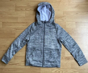 Nike Therma Boys Large Full Zip Hooded Jacket Heather Gray NWT - Picture 1 of 12