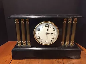 Antique Gilbert 8 Day Striking Mantel Shelf Clock c. 1900 - Picture 1 of 12