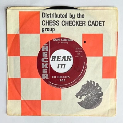 Killer Greasy R&B Rock & Roll Shaker 45 BO DIDDLEY Gunslinger CHECKER hear - Image 1 of 3
