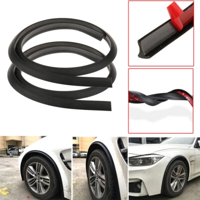 2 piezas Flexible Goma Suave Guardabarros Llamaradas Borde Labio Protector Rueda Neumático Protector Foto 1 de 4