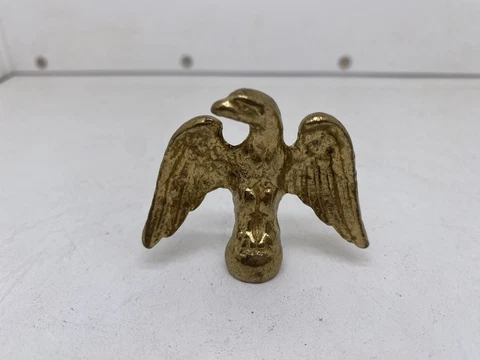 Vintage Metal Brass American Eagle Flag Topper Finial Cover