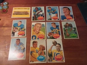 1960 Topps Football Rams Team Set - Picture 1 of 9