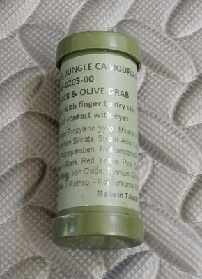 Camouflage Face Paint - Black & Olive Drab - US Military / NATO / Army / USMC - Bild 1 von 3