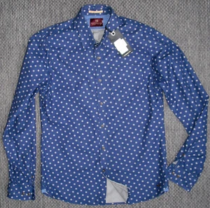 Scotch & Soda Hemd Shirt Jeans Jeanshemd Polo Blau Punkt Gr. M UVP 99,95 NEU! - Imagen 1 de 6