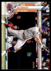 2020 Topps Baseball Card Pete Alonso New York Mets #U-187