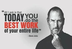 Steve Jobs Famous Quotes Mini Poster 2 sizes to pick from, reprint photo - Picture 1 of 4