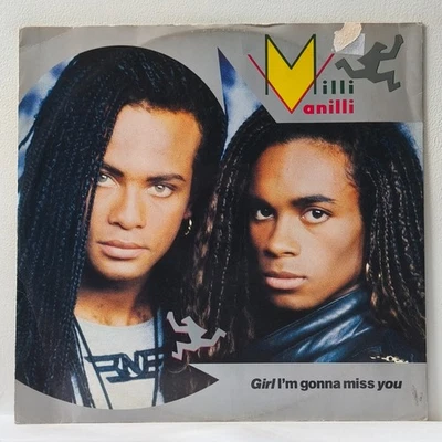 Milli Vanilli Girl I'm Gonna Miss You 12" Vinyl LP Record Arista 80s Dance - Image 1 of 4