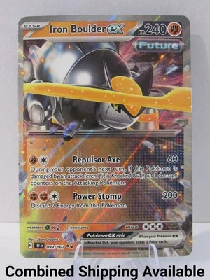 Iron Boulder ex - 099/162 SV05: Temporal Forces NM Holo English 14815 - Image 1 of 2