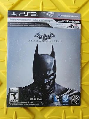 Batman: Arkham Origins PS3 Sony PlayStation 3 2013 Not For Resale New In Sleeve - Image 1 of 4