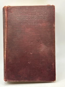FUNDAMENTALS OF ECONOMICS by Paul F. Gemmill 1935 - Bild 1 von 12