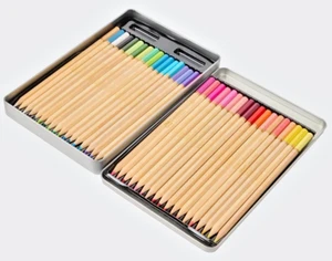 Buntstifte Set 36 Premium Farbstifte in Metallbox Zeichnen Malen Skizzieren NEU - Bild 1 von 2