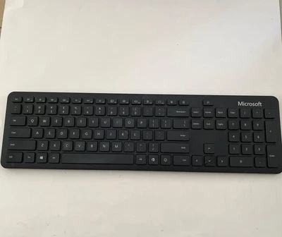 Microsoft - Bluetooth Wireless CLAVIER  Keyboard - QSZ-00001 - Black - 1898 - Image 1 of 4