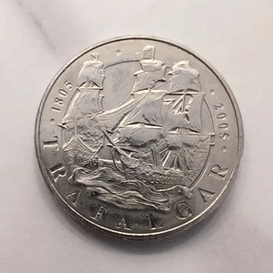 2005 Battle of Trafalgar £5 Five Pound Coin  1805-2005 200th Anniversary Rare  - Picture 1 of 2