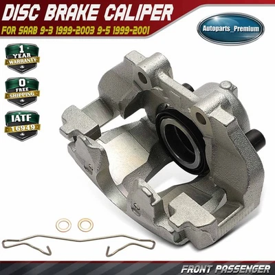 Pinza de freno delantera derecha con soporte para Saab 9-3 1999-2003 9-5 1999-2001 Saturn Foto 1 de 4