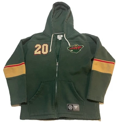 Minnesota Wild Fanatics Zip Up Hoodie Size Medium Ryan Suter 20 Green Hockey NHL - Image 1 of 4