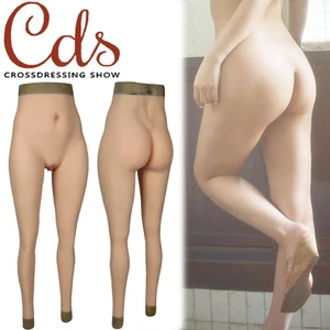 Silicone Fake Vagina Pants Hip Enhancer Transgender Panties For Crossdresser - Picture 1 of 29