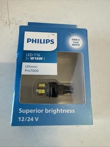 philips led t16 w16w pro 7000 12/24 v 6000k cool white - Picture 1 of 4