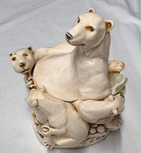 Harmony Kingdom - Play Ball - Polar Bears - Limited Edition #84 Of 7200 - Picture 1 of 7