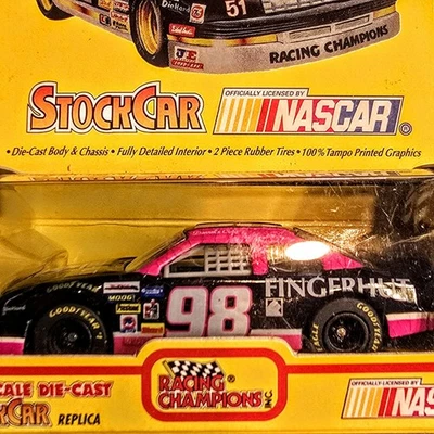 1994 # 98 Racing Champions, Yellow Box, Derrick Cope, Fingerhut #98 - Image 1 of 2